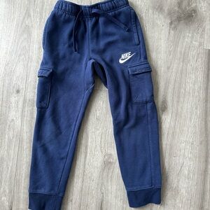 Navy blue Nike sweatpants